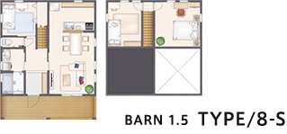 BARNS1.5 TYPE/8-S 見取り図 イラスト